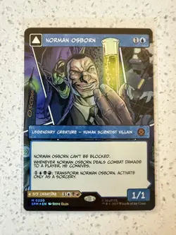 MTG Spider-Man - Norman Osborn Green Goblin Borderless FOIL! Mythic - Image 1