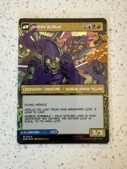 MTG Spider-Man - Norman Osborn Green Goblin Borderless FOIL! Mythic - Image 2
