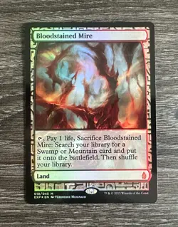 MTG Zendikar Expeditions Foil Bloodstained Mire - NM - Image 1
