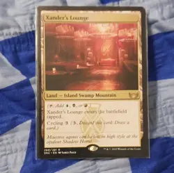 Wizards Xander's Lounge Streets of New Capenna Rare Land Multi-Color 260 Regular - Image 1