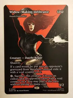 Widow-Making Infiltrator - Dauthi Voidwalker (Borderless) Marvel Regular - Image 1