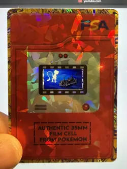 Pokemon-35mm Film Cell-FSA-Cracked Ice Holder- Mew - Image 1