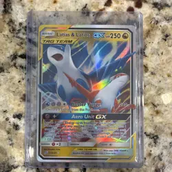 Pokemon Latias & Latios GX TAG TEAM Holo 113/181 Team Up 250 HP - Image 1