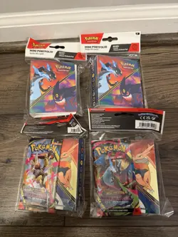 Pokemon TCG Phantasmal Flames Mini Portfolio SEALED New (Lot of 4) Charizard - Image 3