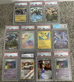 Pokemon Card Collection Graded Lot Pikachu Gengar Staff - Image 1