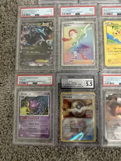 Pokemon Card Collection Graded Lot Pikachu Gengar Staff - Image 2