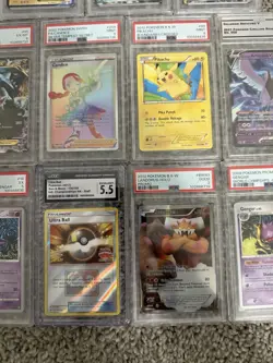 Pokemon Card Collection Graded Lot Pikachu Gengar Staff - Image 3