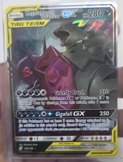 Mega Sableye & Tyranitar GX 126/236 Sm-Unified Minds Holo NM - Image 1