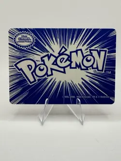 Vintage 1998 Nintendo POKEMON Promo Card #01 Bulbasaur - Image 2