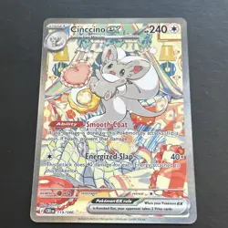 Pokemon - Cinccino ex 119/086 - ME04: Chaos Rising Full Art - Image 1