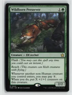 Wildborn Preserver 0650 Foundations FDN MTG Magic - Image 1