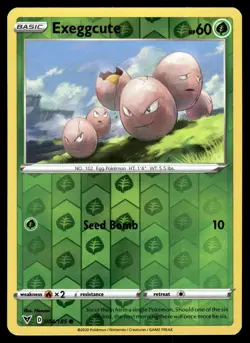 EXEGGCUTE - 004/185 Common Vivid Voltage Pokemon Reverse Holo NM - Image 1