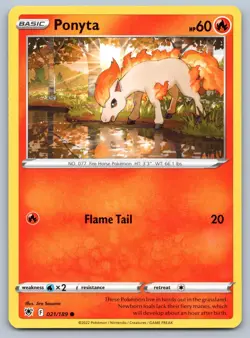 Ponyta 021/189 Astral Radiance Pokemon NM - Image 1