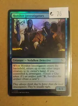 Hotshot Investigators 0060 MKM Foil Common Murders At Karlov Manor MTG - Image 1