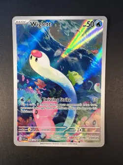 Pokemon Wiglett SV01 Scarlet & Violet Illus Rare Full Art Holo English 206/198 - Image 1