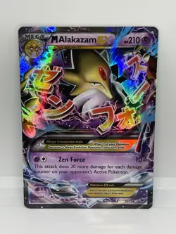 M Alakazam EX 26/124 - Fates Collide - Pokemon TCG LP MINUS - Image 1
