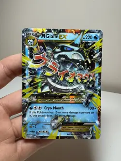 Pokemon TCG M Glalie EX Card Mega 35/162 Holo Half Art Rare, 2015 Edition - Image 1