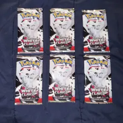 Pokemon TCG Scarlet & Violet White Flare 6 Booster Packs Factory Sealed - Image 1