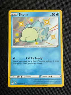 Pokemon Snom Shiny Rare SV033 - 2021 Shining Fates Shiny Vault NM - Image 1