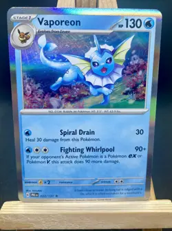 Eeveelutions Complete Prismatic Evolutions Holo Pokemon Cards Bundle (8) - NM - Image 5