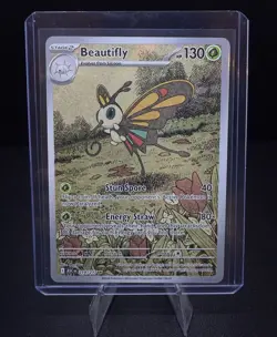 Pokemon Beautifly ME: Ascended Heroes Holo Illustration Rare 219/217 NM Card - Image 1