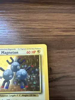 Pokemon TCG Magneton Holo Rare Base Set 9/102 - Image 5