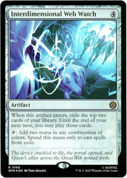 Interdimensional Web Watch (Foil) 0165 - Marvel's Spider-Man MTG - NM/M English - Image 1