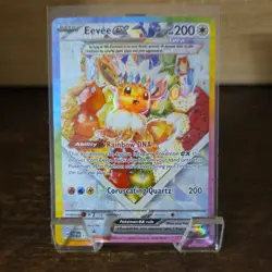 Pokemon TCG Eevee EX 174 Prismatic Evolutions Black Star Promo Card - Image 1