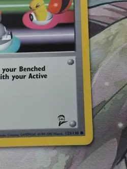 Pokemon TCG Switch Base Set 2 123/130 Regular LP. - Image 5