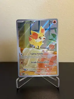 Fennekin Pokemon Center Stamp Sealed 080 Mega Evolutions Promo NM - Image 1