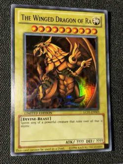 Yugioh Gotterkarten Set LC01-EN001 LC01-EN002 LC01-EN003 NM Slifer Ra Obelisk - Image 3
