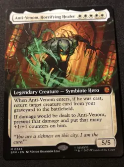 Anti-Venom, Horrifying Healer - Extended Art - SPM - MTG - EN - NM - 0244 - Image 1