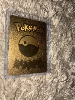 Mew V Gold Metal Pokemon Card Full Art Rare Textured Collectible - Image 5