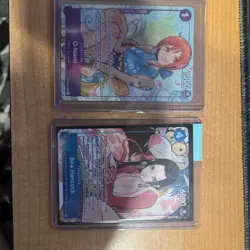 One Piece CCG O-Nami Boa Hancock Illustration Box Volume 1 Promo Cards - Image 1
