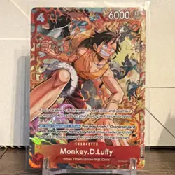 Bandai One Piece Card Game Monkey D. Luffy OP16-015 Alt Art SR - Image 1