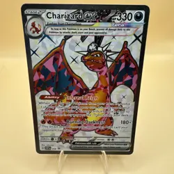 Charizard ex 056 Sv: Scarlet & Violet Promo Card Full Art NM - Image 1