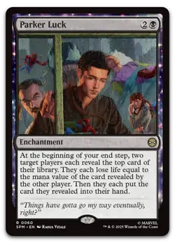 Parker Luck #60 (NM) Spider-Man SPM Magic MTG - Image 1