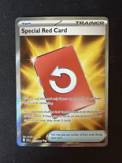 Special Red Card 113/086 Me04: Chaos Rising Holo - Image 1