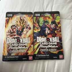 2026 Dragon Ball Super Card Game Fusion World Cross Force Sleeved Booster Lot 2 - Image 1
