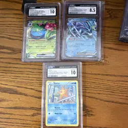 CGC Graded 3-Card Lot 2023 Japanese Holo Venusaur ex 050/049 +2 - Image 1