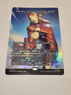 Iron Man, Titan of Innovation (Borderless) Marvel Universe Eternal-Legal Foil - Image 1
