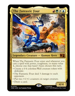 The Fantastic Four Marvel Super Heroes 0741 Mythic MTG Foil NM - Image 1