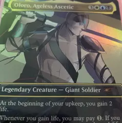 Oloro, Ageless Ascetic (Rainbow Foil) Secret Lair Drop FOIL - Image 2