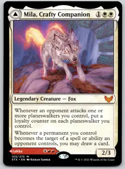 Mila, Crafty Companion 153 Strixhaven: School of Mages Magic: The Gathering LP - Image 1