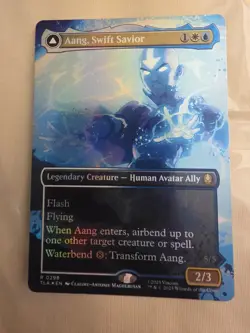 FOIL Aang, Swift Savior 298 (Borderless) Avatar The Last Airbender MTG RARE - Image 1