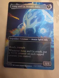 FOIL Aang, Swift Savior 298 (Borderless) Avatar The Last Airbender MTG RARE - Image 2