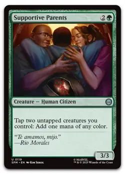 Supportive Parents #119 (NM) Spider-Man SPM Magic MTG - Image 1