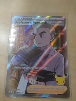 Professor's Research Celebrations 024/025 Full Art Ultra Rare Pokemon Card NM - Image 1