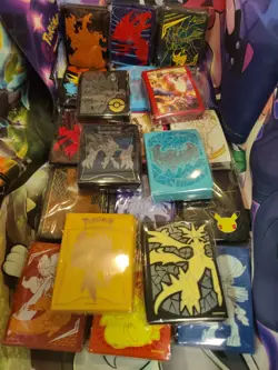 Pokemon Card 65 Sleeves Official Sealed Packs - Image 1