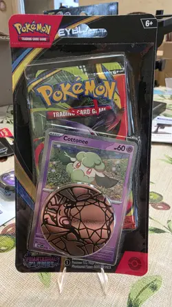 Pokemon TCG Phantasmal Flames (2) Sealed Blister Packs - Cottonee & Whimsicott - Image 3